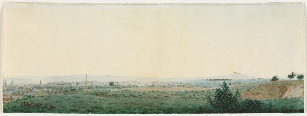 Landscape Near Paris, by Léon Bonvin, 1860
