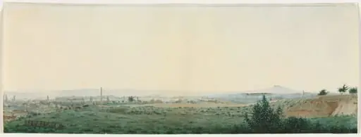 Landscape Near Paris, by Léon Bonvin