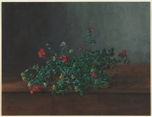 Still Life with Wild Flowers, by Léon Bonvin