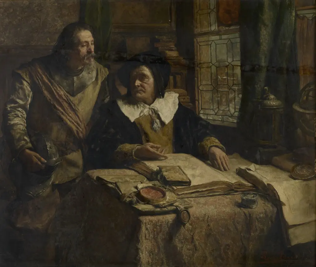 The Geographer, by Leon Brunin