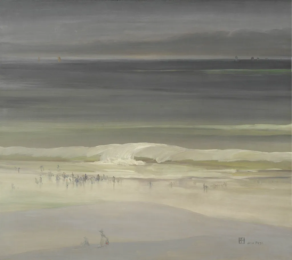 The Seashore, by Leon Dabo, oil, 1900