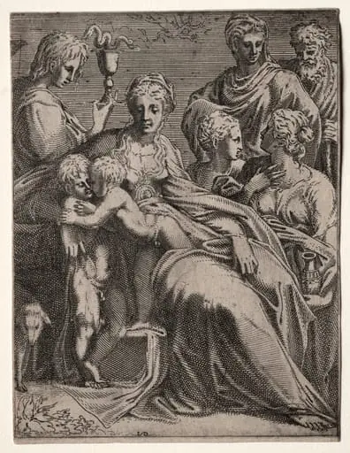 Sacred Conversation, by Léon Davent