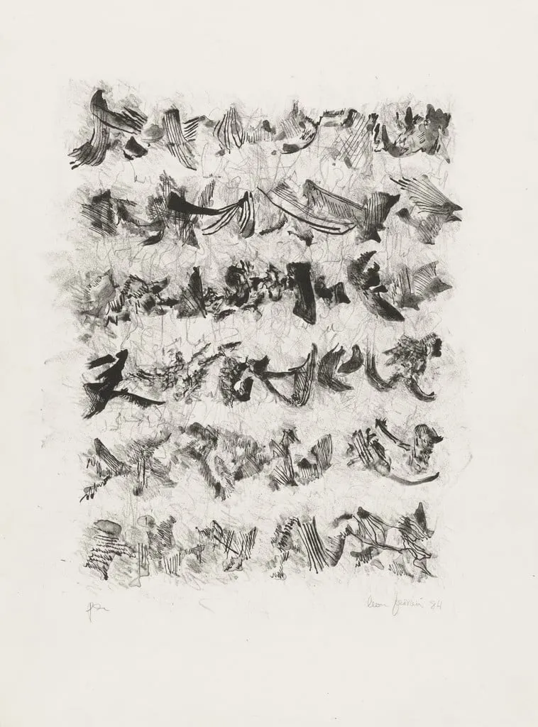 Untitled, by León Ferrari, ink, 1984