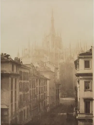Cathedral from Corso Francesco, Milan, by Léon Gérard