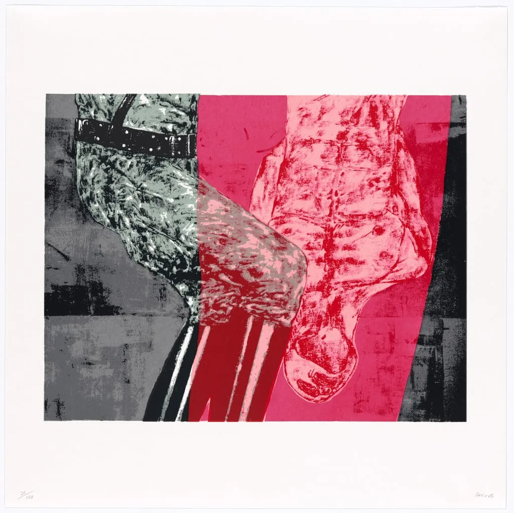 Untitled, by Leon Golub, ink, 1992