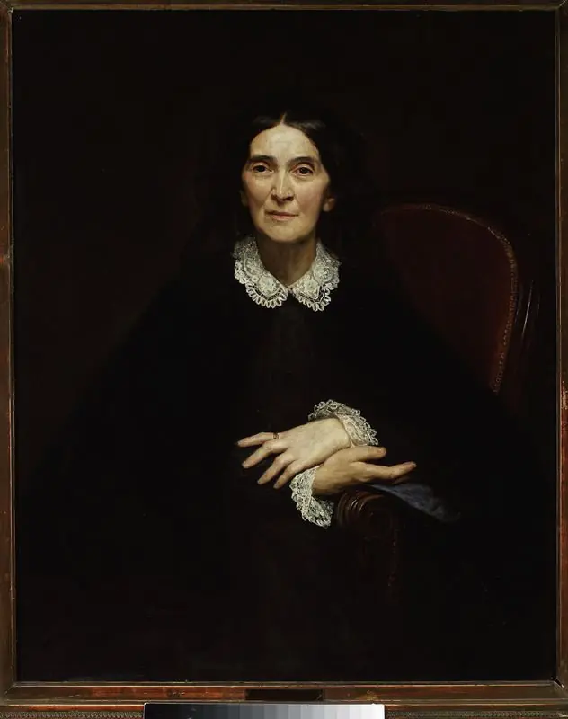 Portrait of artist’s mother, by Leon Kapliński