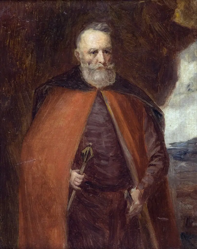 Portrait of Jan Karol Chodkiewicz – Study, by Leon Kapliński