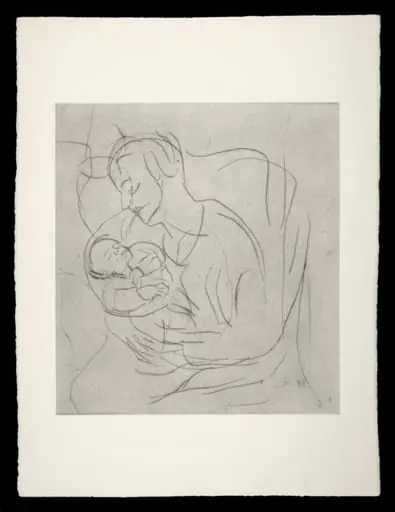 Fidelma and Eoin No.2, by Leon Kossoff