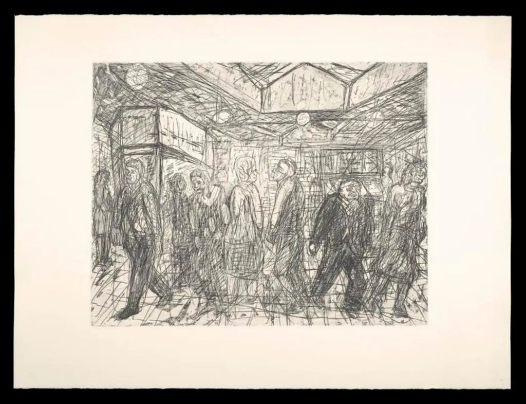 Going Home, by Leon Kossoff, 1984