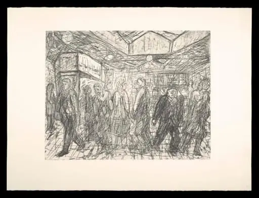 Going Home, by Leon Kossoff