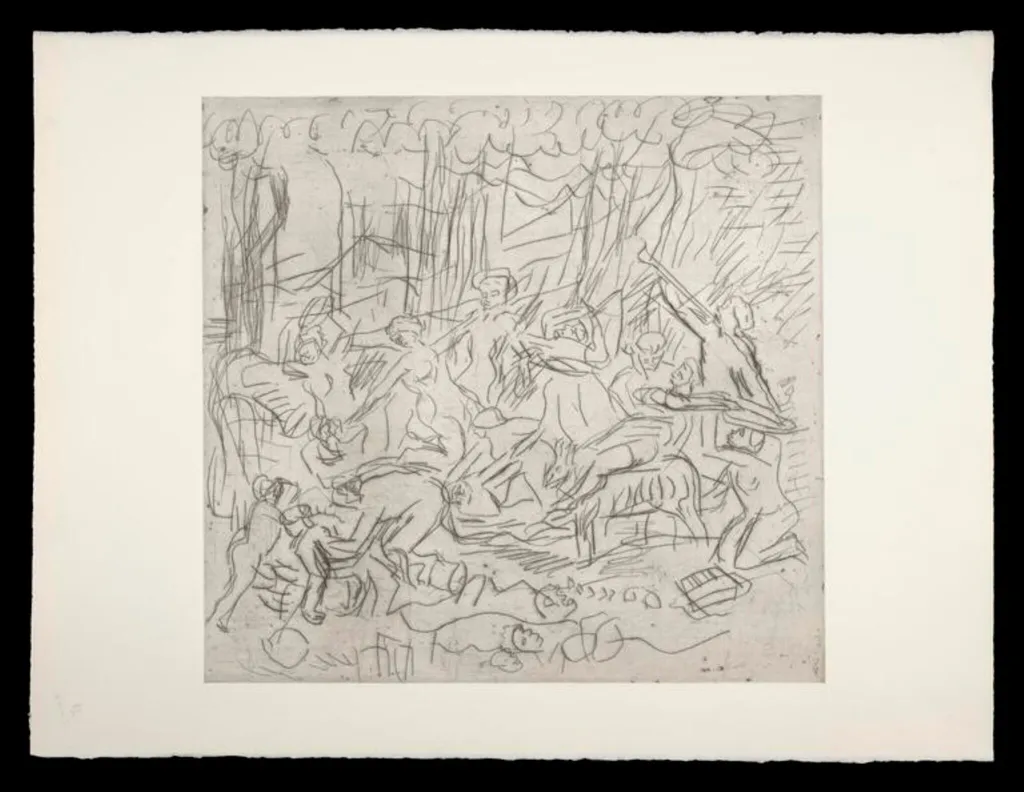The Triumph of Pan, by Leon Kossoff, 1998