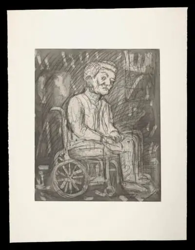 Untitled, by Leon Kossoff