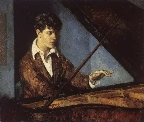 Leo Ornstein at the Piano, by Leon Kroll
