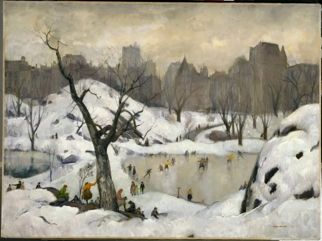 The Park-Winter, by Leon Kroll, unspecified, 1923