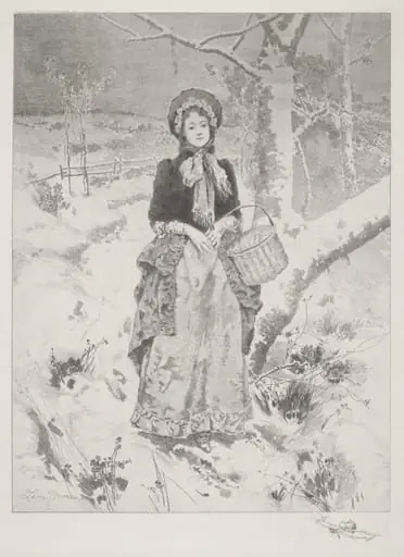 Girl in Peasant Costume, by Leon Moran