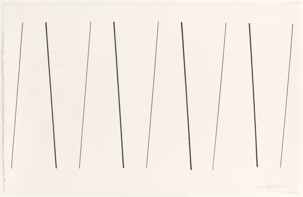 Untitled, by Leon Polk Smith, ink, 1979