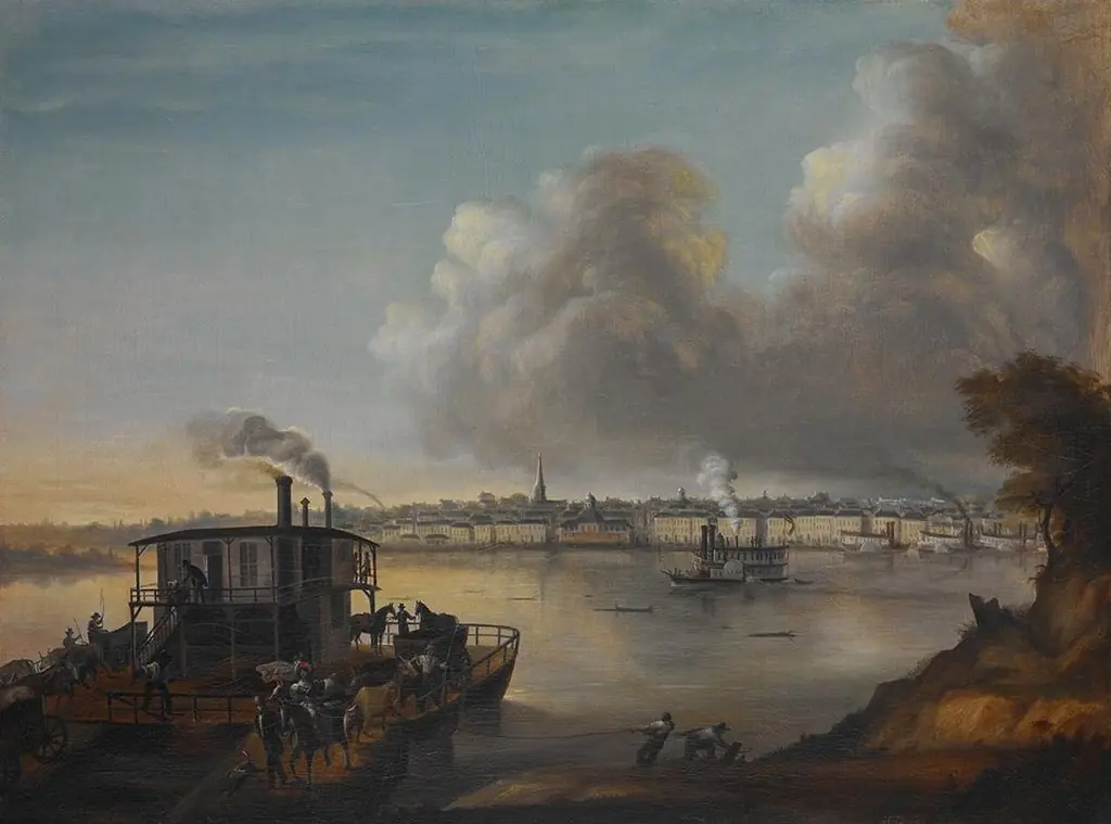 View of St. Louis, by Leon Pomarede