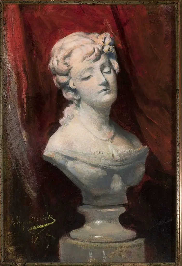 Bust of Helena Modrzejewska, by Leon Wyczółkowski