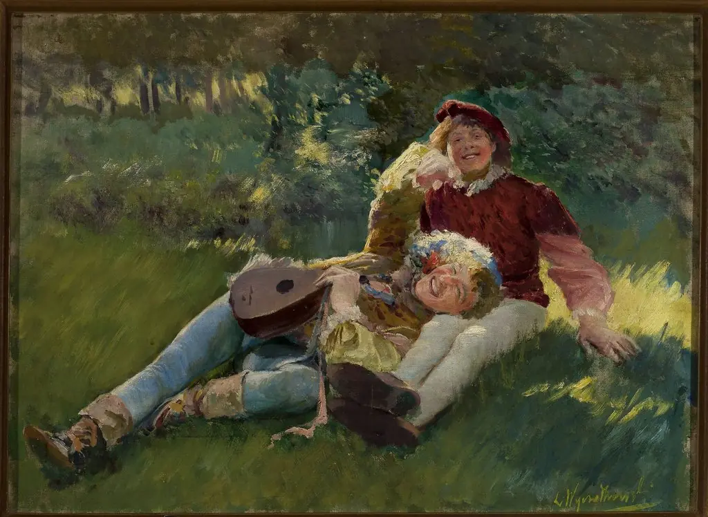 Merry children, by Leon Wyczółkowski