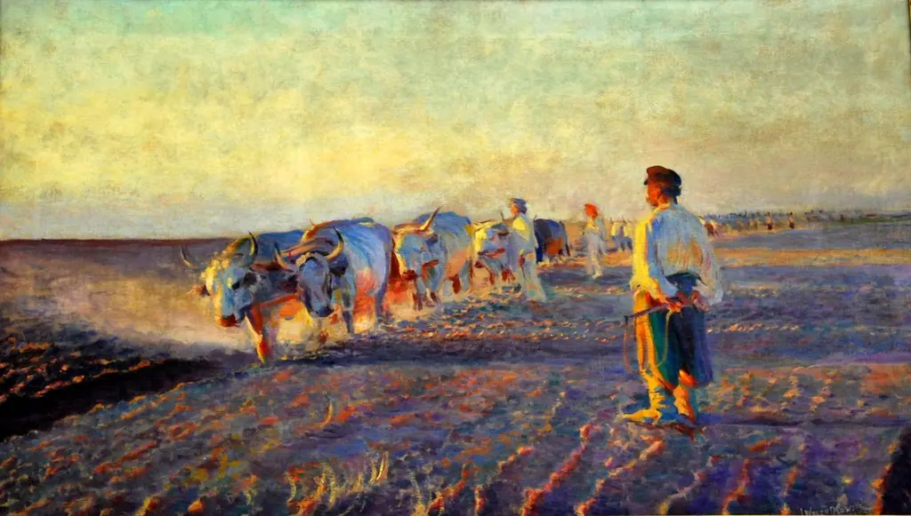 Plowing in the Ukraine, by Leon Wyczółkowski