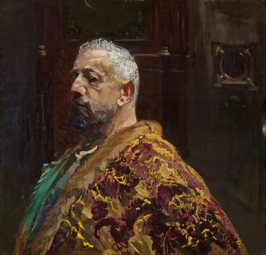 Portrait of Erazm Barącz, by Leon Wyczółkowski