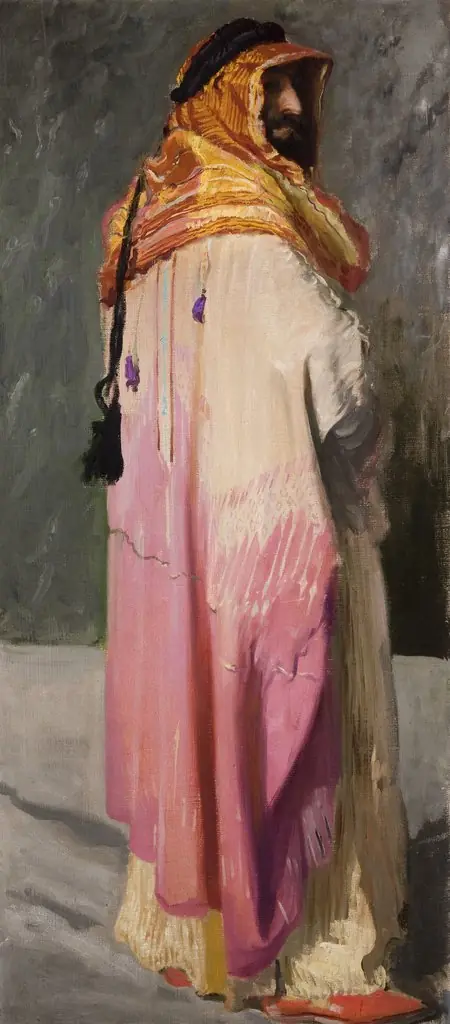 Portrait of Feliks Jasieński Dressed as a Bedouin, by Leon Wyczółkowski