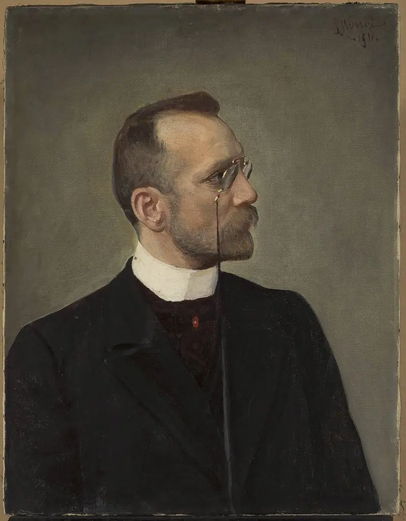 Portrait of Mikołaj Brzeski, by Leon Wyczółkowski