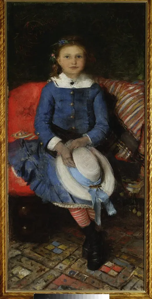 Portrait of the artist’s sister, by Leon Wyczółkowski