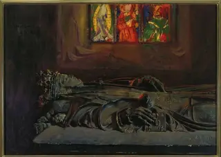 Sarcophagus of Queen Jadwiga, by Leon Wyczółkowski, 1900