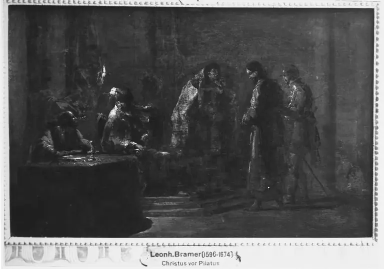 Christus vor Pilatus, by Leonaert Bramer