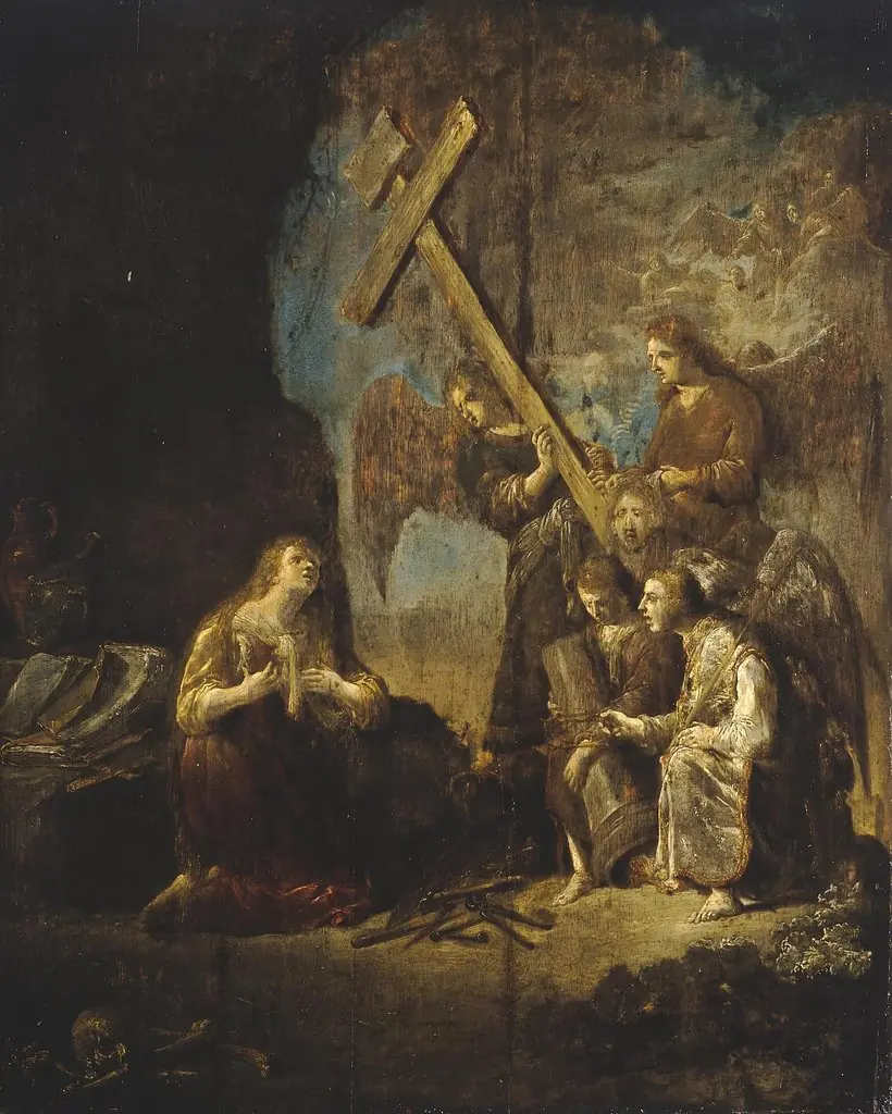 Dying Vision of Mary Magdalene, by Leonaert Bramer