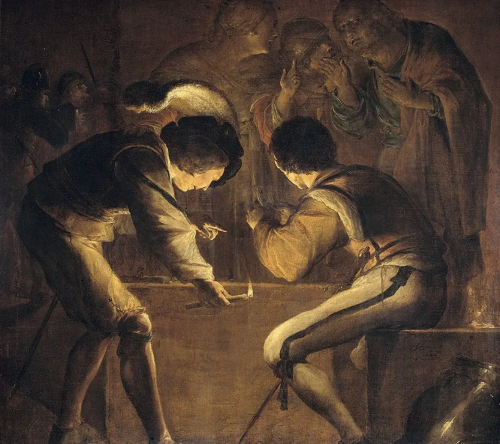 St Peter's denial, by Leonaert Bramer