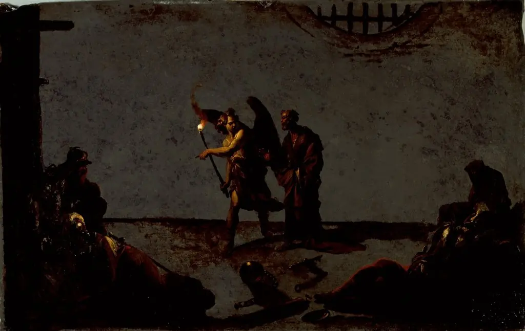 The Liberation of Saint Peter, by Leonaert Bramer