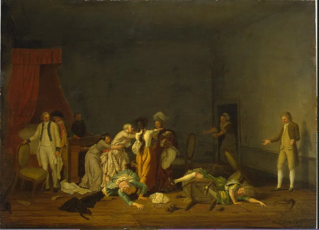 Women Fighting, by Léonard Defrance
