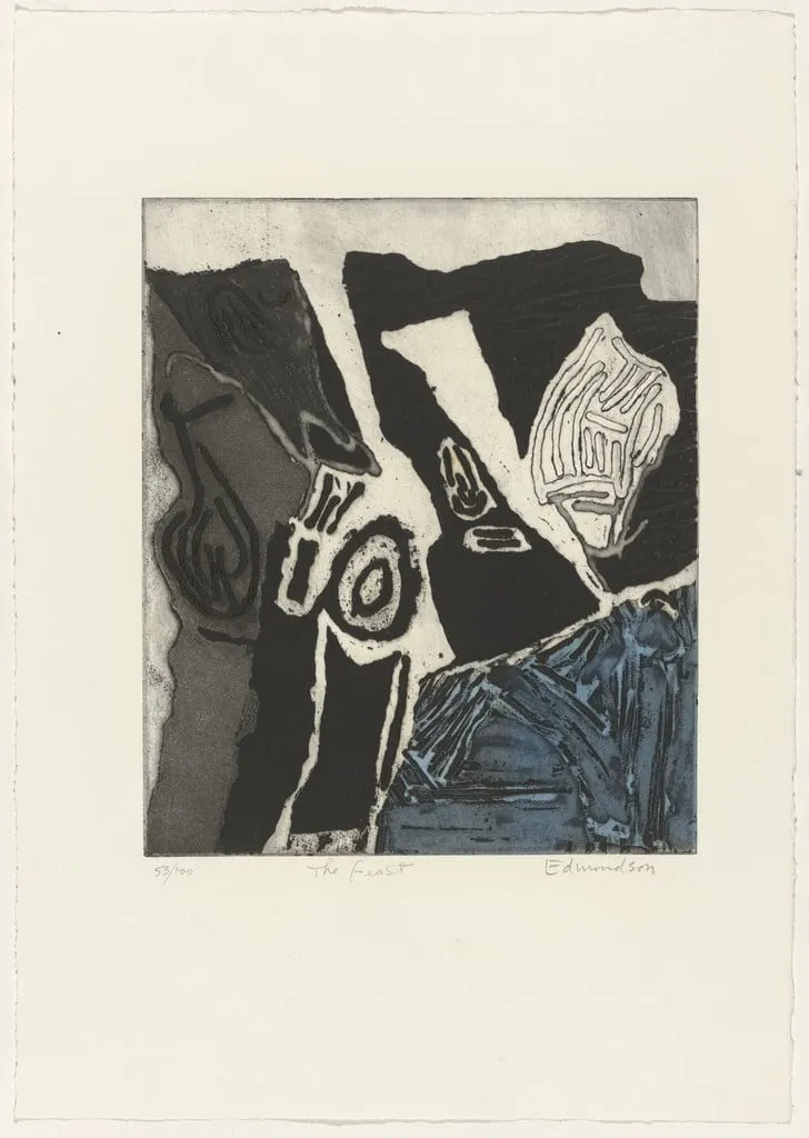 Untitled, by Leonard Edmonson, ink, 1961