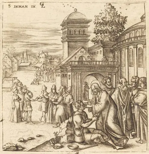 A Man Born Blind Receives Sight, by Léonard Gaultier