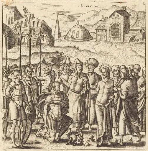 Christ and the Centurion, by Léonard Gaultier