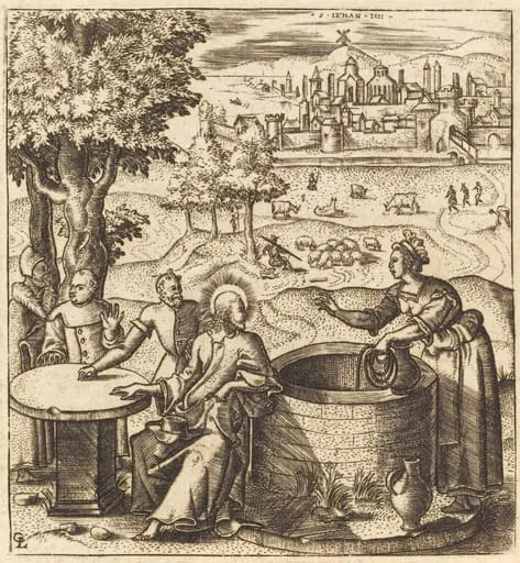 Christ and the Woman of Samaria, by Léonard Gaultier