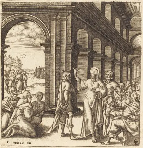 Christ at the Feast of Tabernacles, by Léonard Gaultier