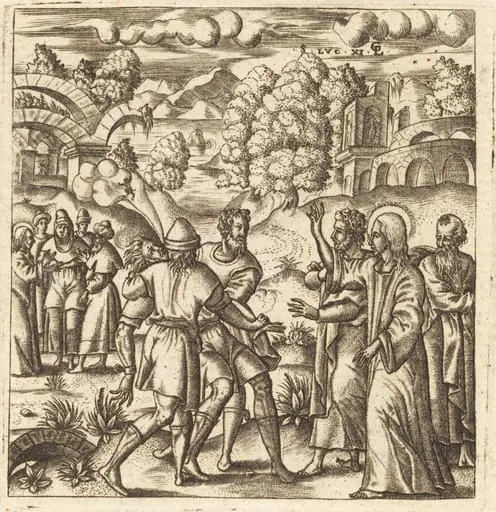 Christ Heals a Dumb Man, by Léonard Gaultier