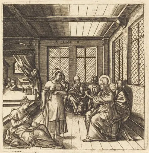 Christ in the House of Mary and Martha, by Léonard Gaultier