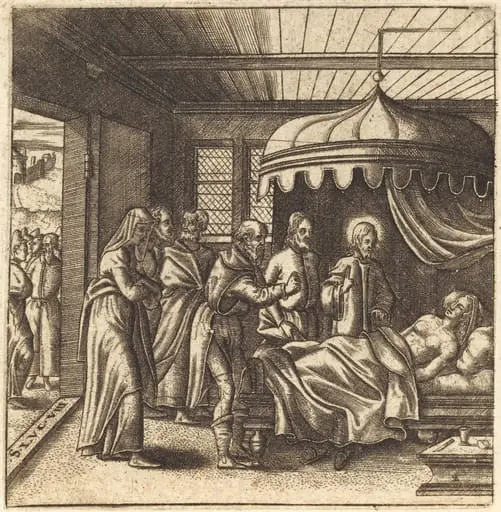 Christ Raises the Daughter of Jairus, by Léonard Gaultier