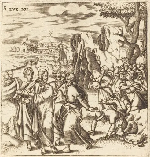 Christ Teaching the Multitude, by Léonard Gaultier