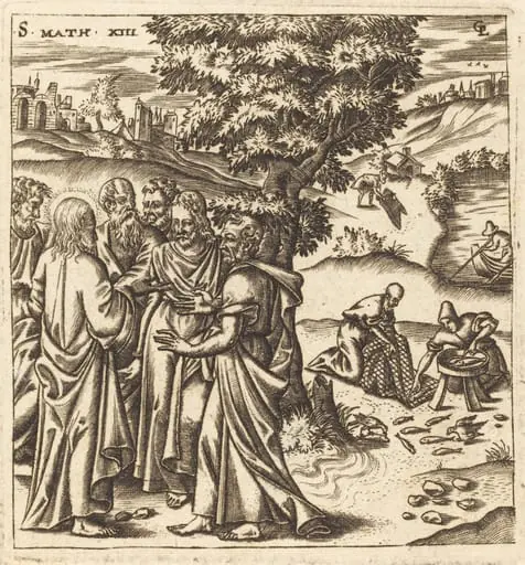 Christ Telling His Disciples of the Parable of the Dragnet, by Léonard Gaultier