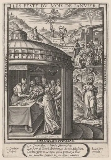 Les Feste du mois de Janvier (January: the Circumcision), by Léonard Gaultier