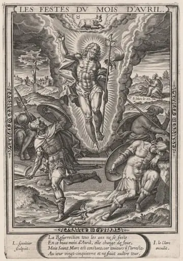 Les Festes du mois d'Avril (April: The Resurrection), by Léonard Gaultier