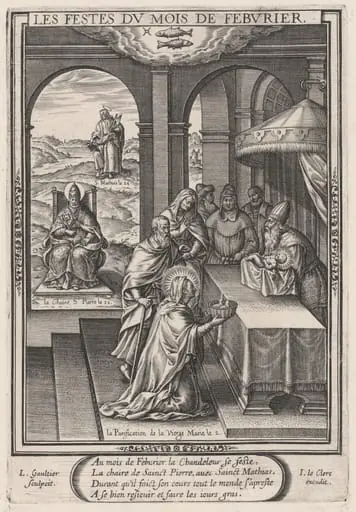 Les Festes du mois de Feburier (February: the Purification of the Virgin), by Léonard Gaultier