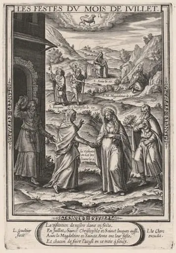 Les Festes du mois de Juillet (July: The Visitation), by Léonard Gaultier