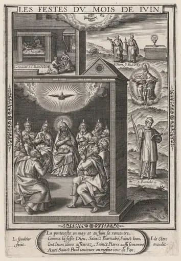 Les Festes du mois de Juin (June: The Pentecost), by Léonard Gaultier