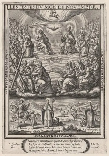 Les Festes du mois de November (November: All Saints), by Léonard Gaultier